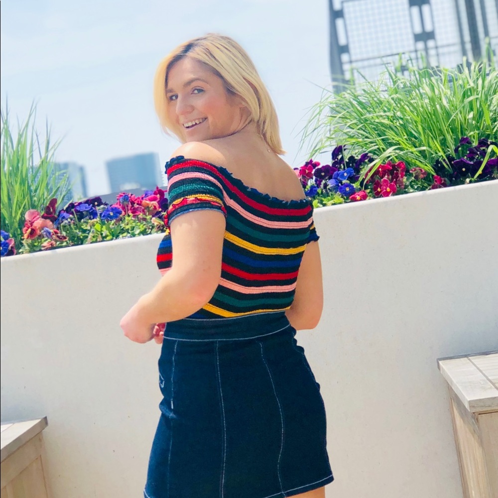 Moving Sale ⭐️ The Rylee Top with stripes - Picture 5 of 7
